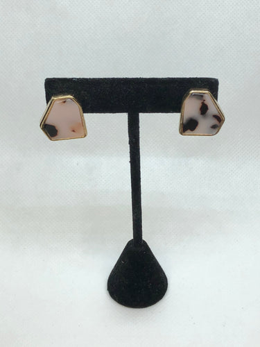 Tortoise Studs-Gold